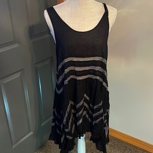 Free People - Voile and Lace Trapeze Slip - Size M